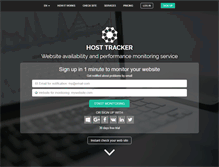 Tablet Screenshot of host-tracker.com